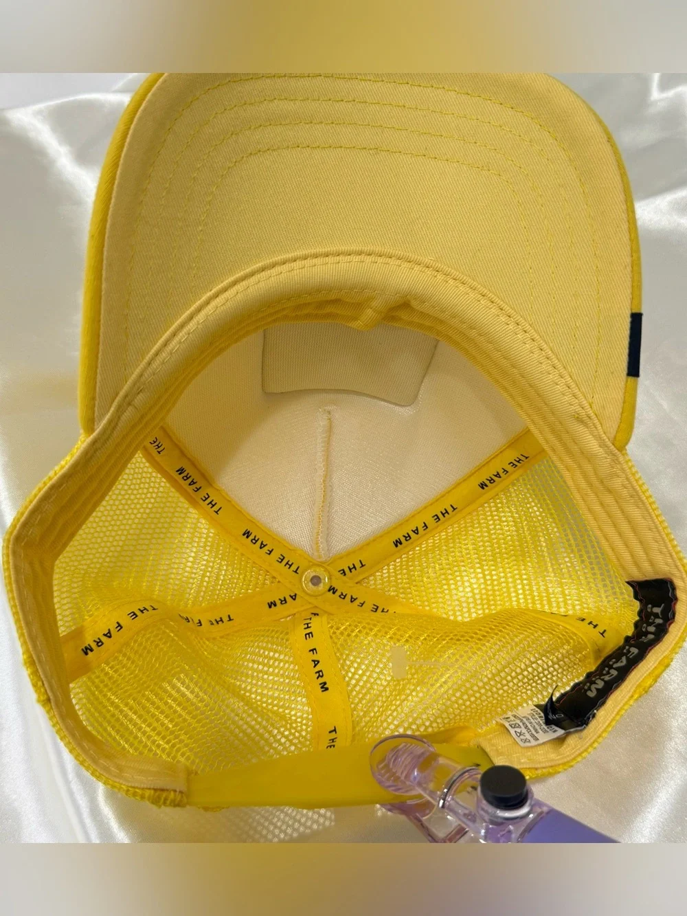 Goorin Bros The Farm Kid Goat Trucker Hat Kids O/S Yellow Summer Streetwear